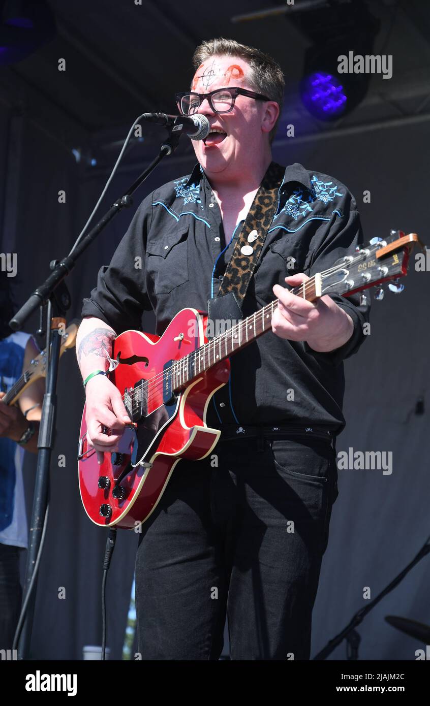 Singer, songwriter and guitarist Aaron Perrino is shown performing on ...