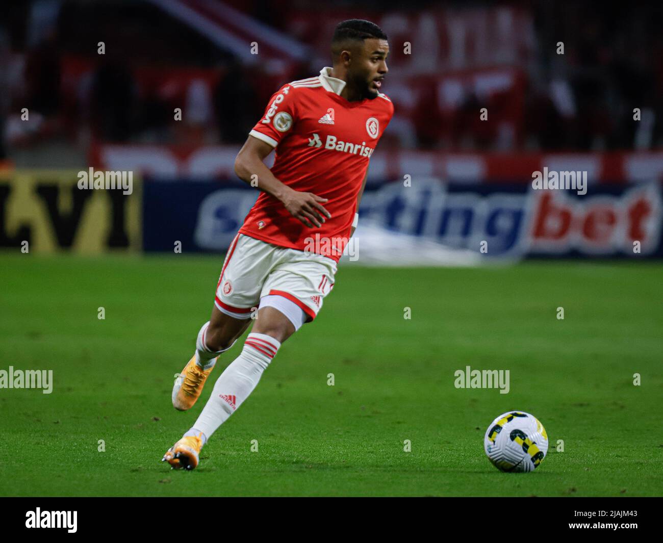 RS - Porto Alegre - 05/30/2022 - BRAZILIAN A 2022, INTERNACIONAL X  ATLETICO-GO - Wanderson player of Internacional during a match against  Atletico-GO at the Beira-Rio stadium for the Brazilian championship A