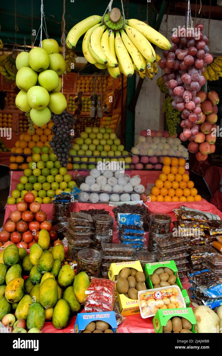 A fruit shop. Bangladesh. October 5, 2007 Stock Photo Alamy