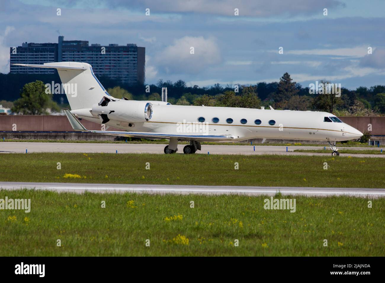 C-37 Gulfstream of the 86th Airlift wing. Stock Photo