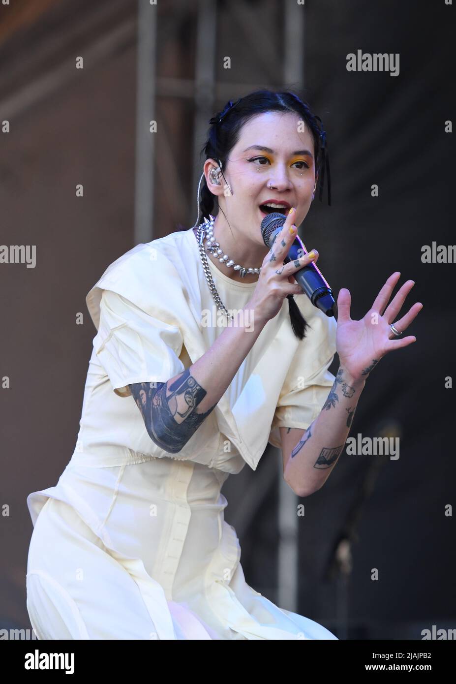 Singer, musician, director, and author Michelle Zauner is shown