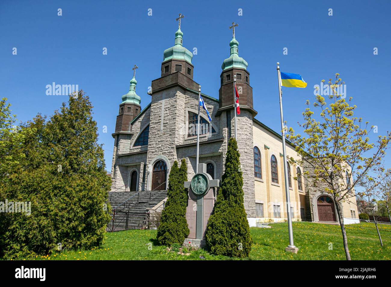 May 10, 2022, Montreal, Quebec, Canada The Ukrainian Catholic Church of Montreal. As the war in