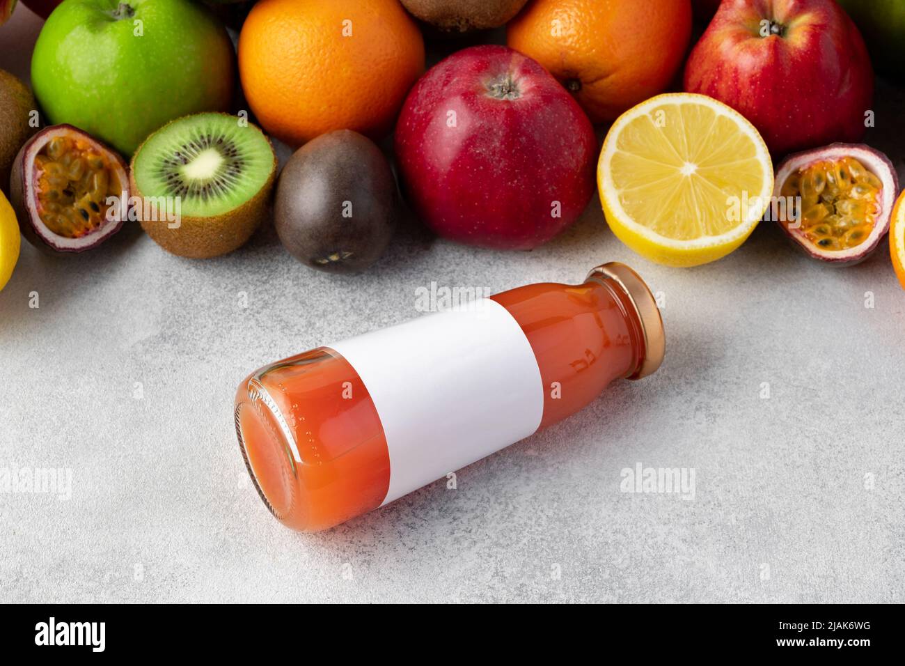 Various freshly squeezed fruits hi-res stock photography and images - Alamy