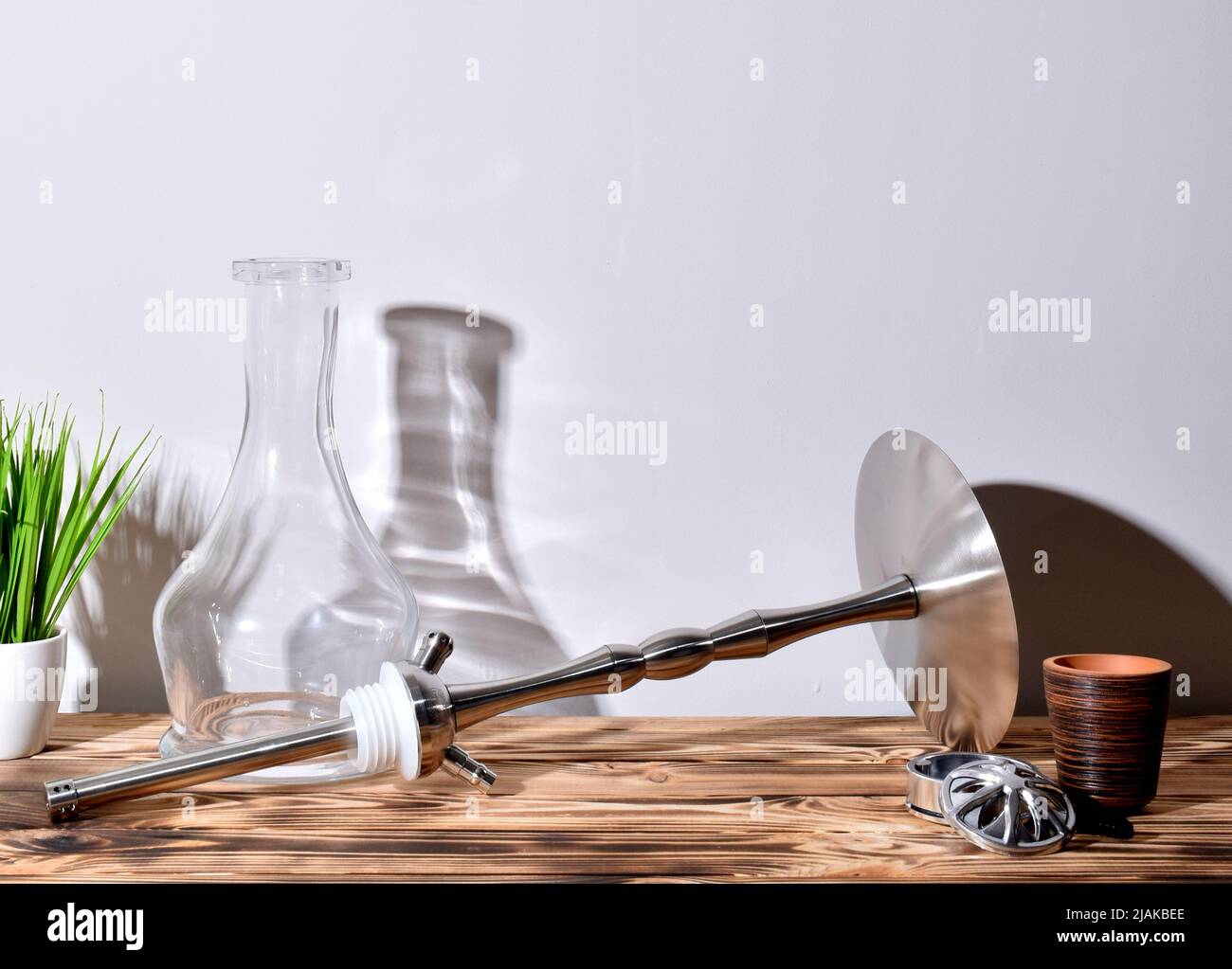 Shisha Assembly disassembled parts and details of the premium hookah Stock Photo - Alamy