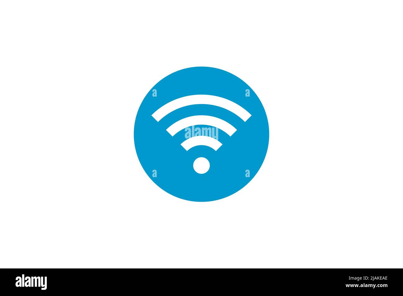 Wi Fi symbol signal connection. Vector wireless internet technology ...
