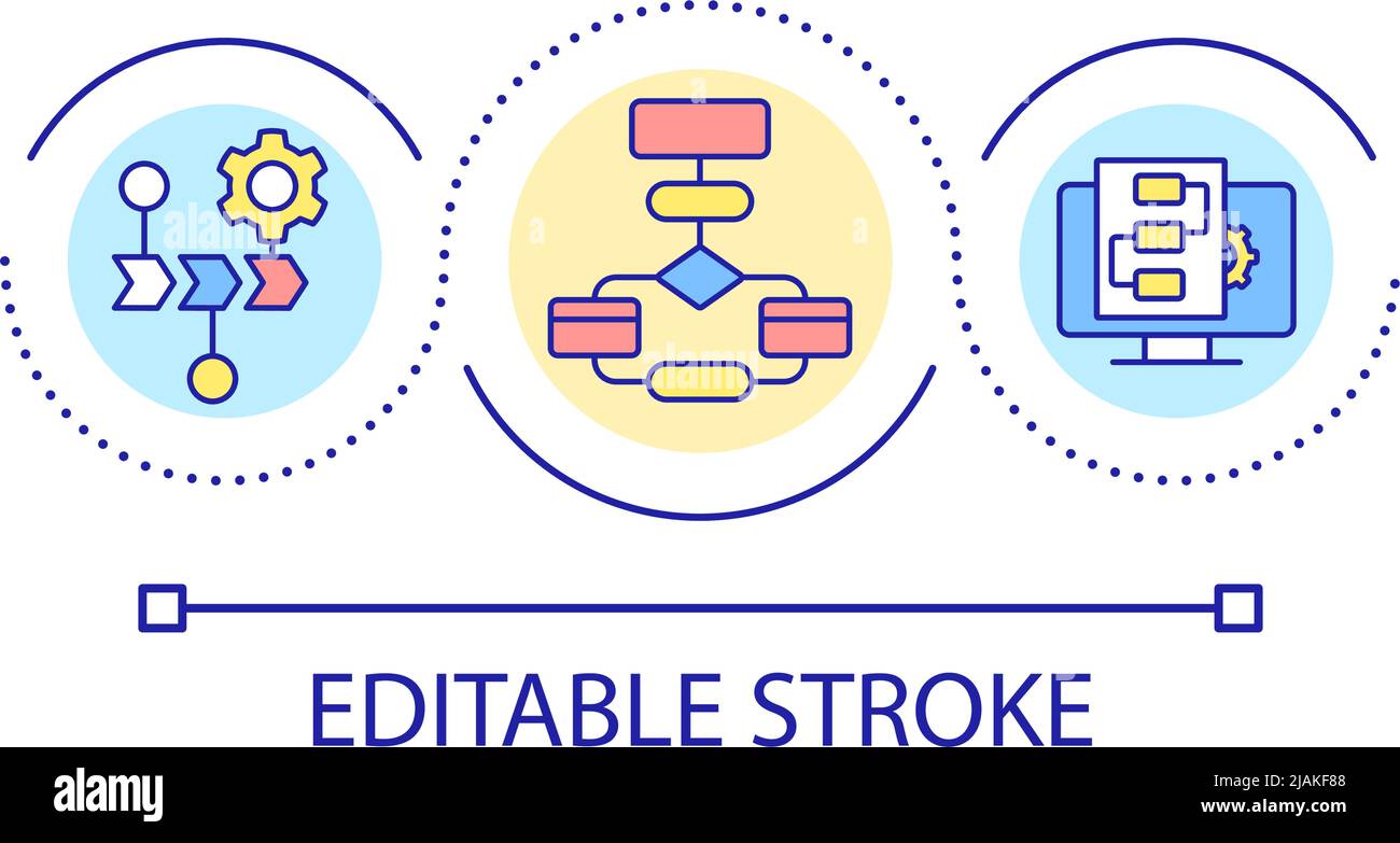 Complex Algorithm Stock Vector Images - Alamy