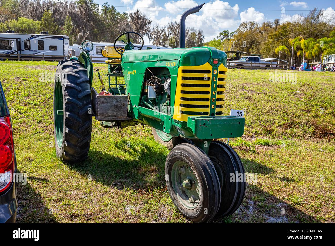 Fort Meade, FL February 23, 2022 1958 Oliver Super 77 Tractor at