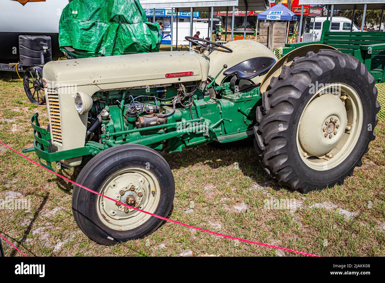 Fort Meade, FL February 23, 2022 1955 Massey Ferguson 35 Tractor at