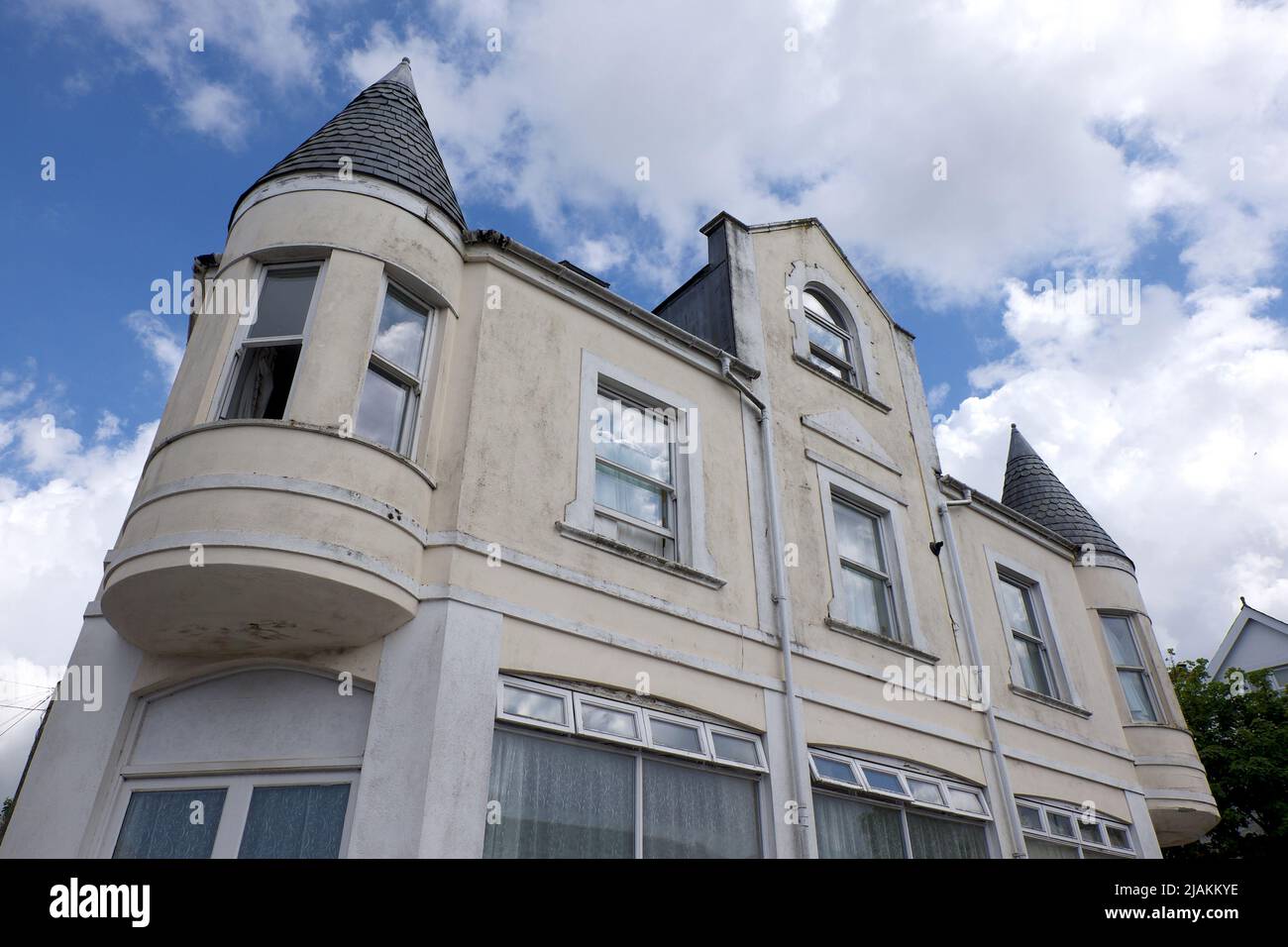 Camborne historic tin mining town Cornwall UK Stock Photo Alamy