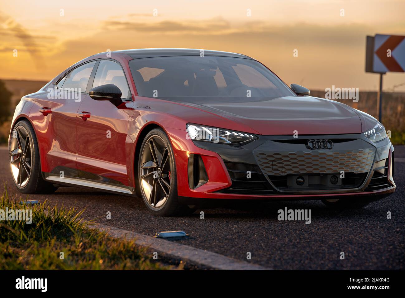 Audi e tron gt hires stock photography and images Alamy