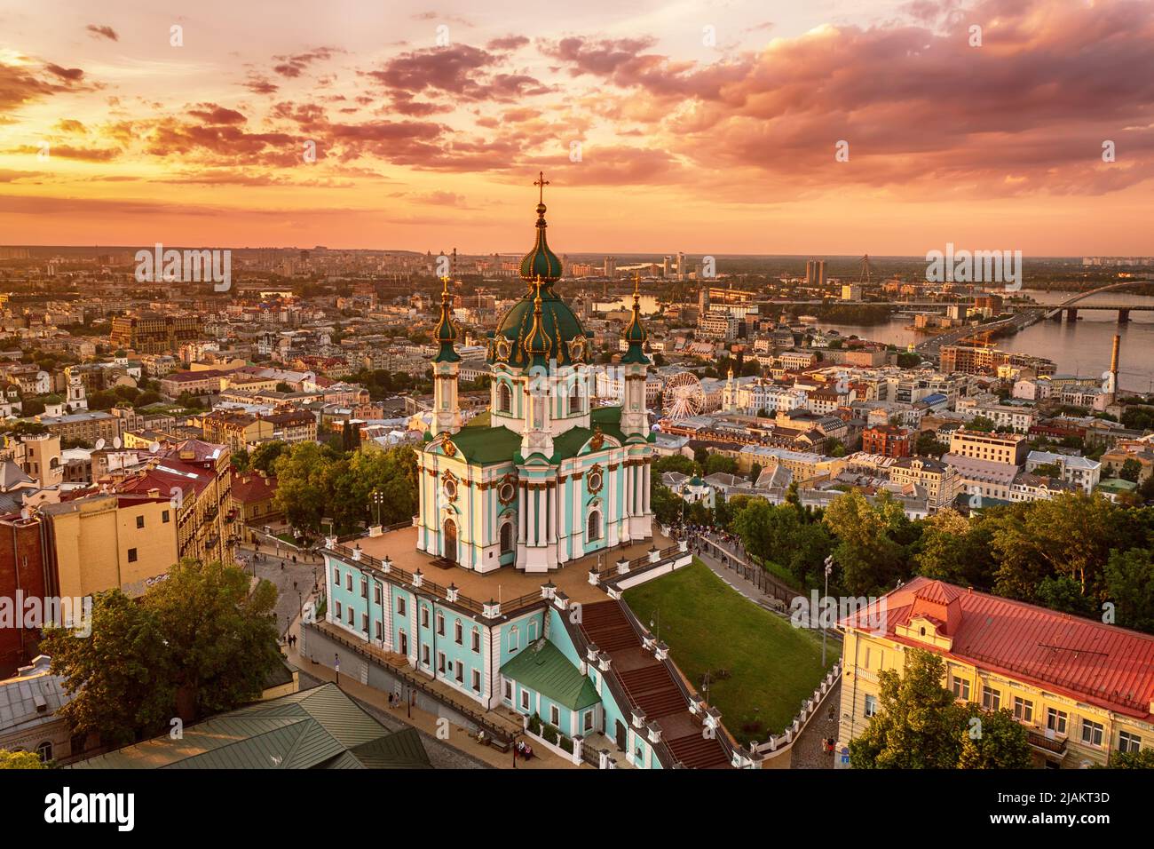 st-andrew-s-church-in-kyiv-stock-photo-alamy