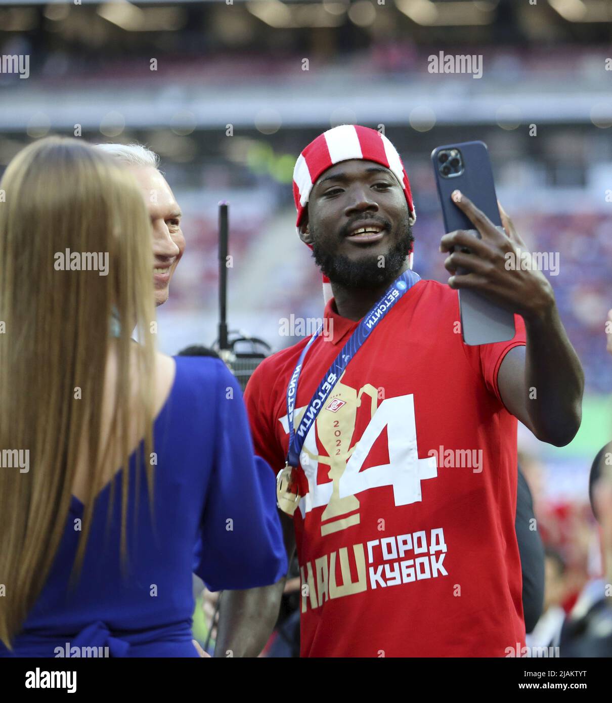 MOSCOW, RUSSIA, MAY 29, 2022. The 2021/2022 Russian Football Cup. Final