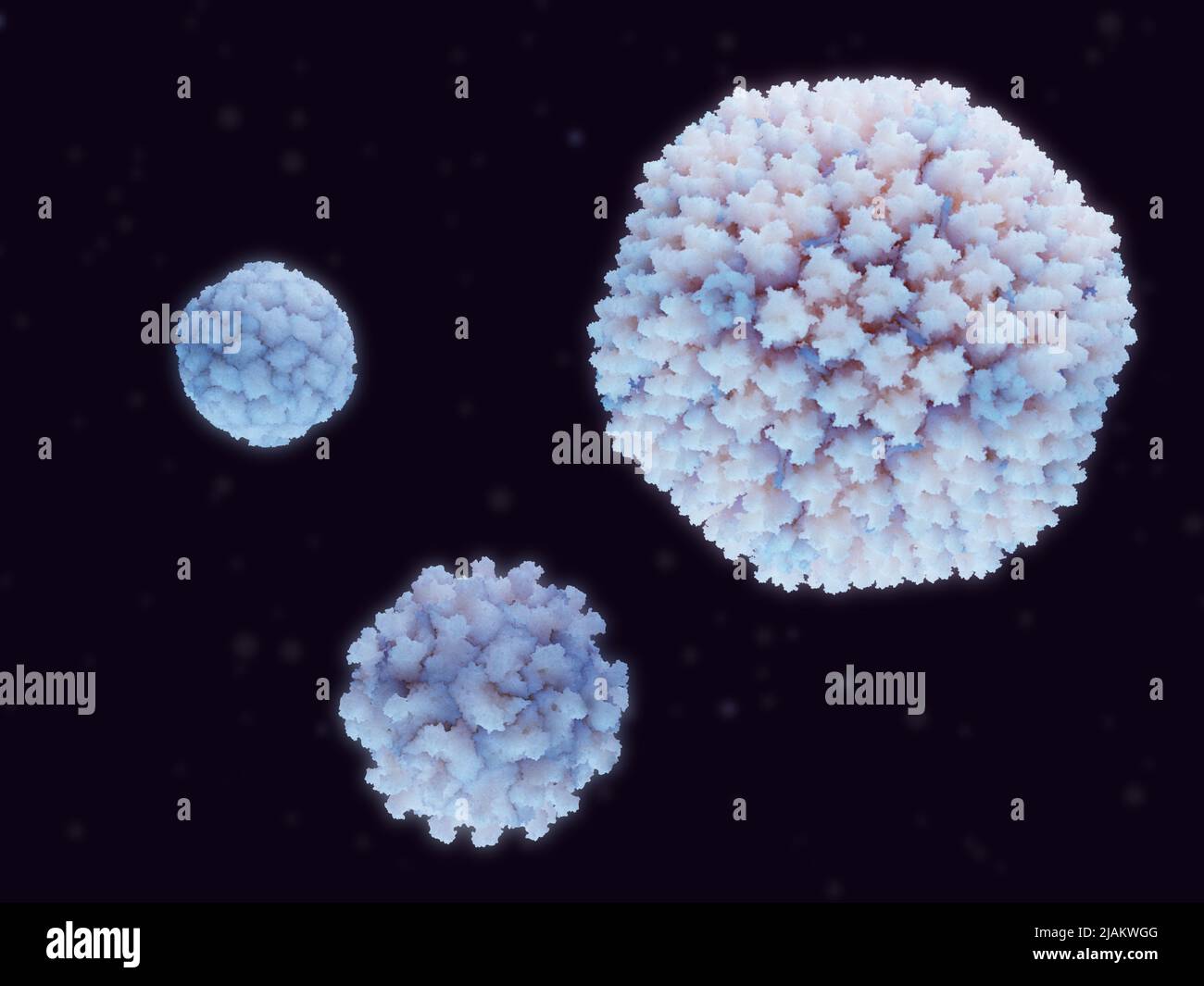 Common cold viruses, illustration Stock Photo Alamy