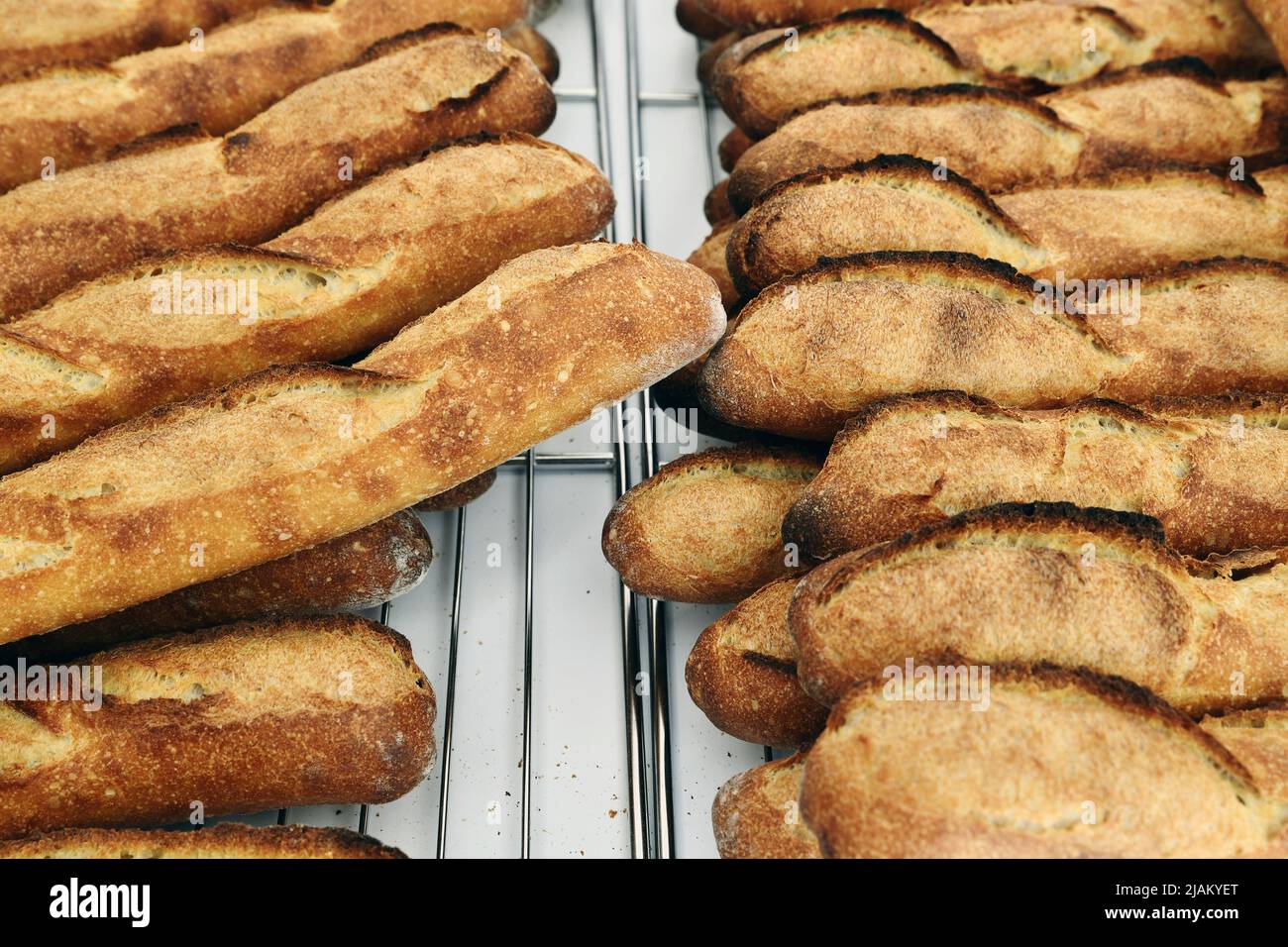 Real French tradition Baguette Paris France Stock Photo Alamy