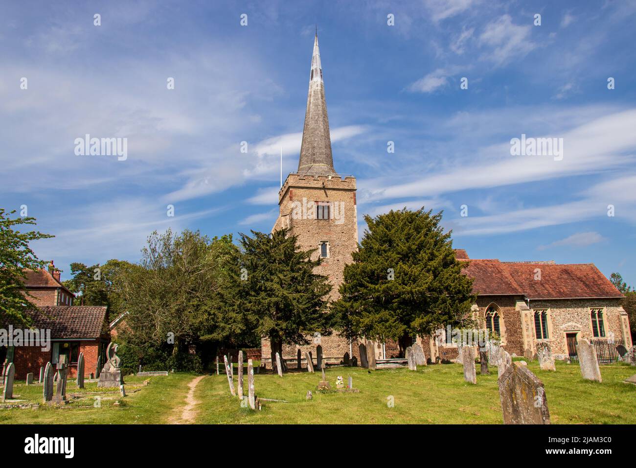 St John The Baptist Church, Danbury, Essex, England, Great Britain, United Kingdom Stock Photo