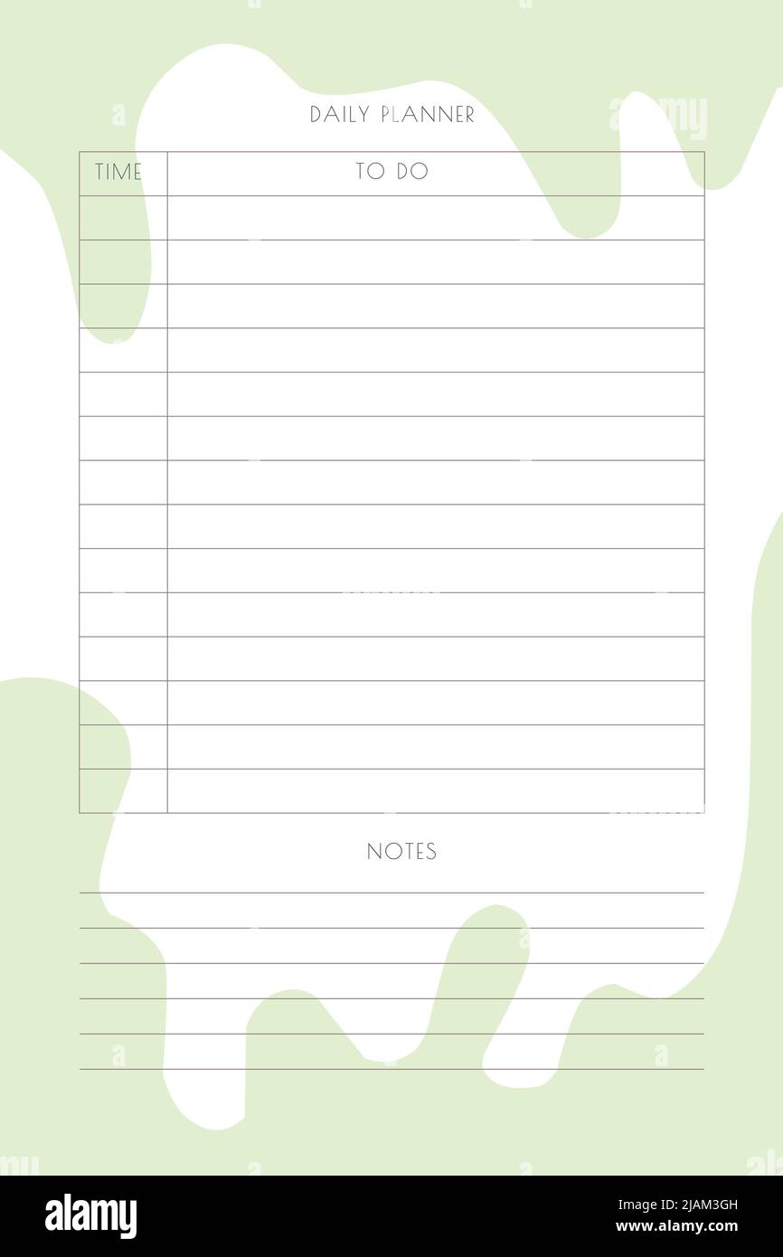 organizer daily weekly monthly planner to do list with delicate