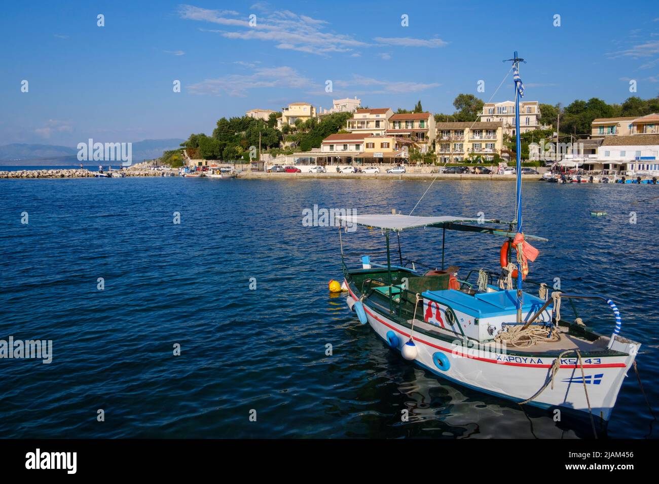 Kassiopi, small fishing village in the North of Corfu or Kerkyra