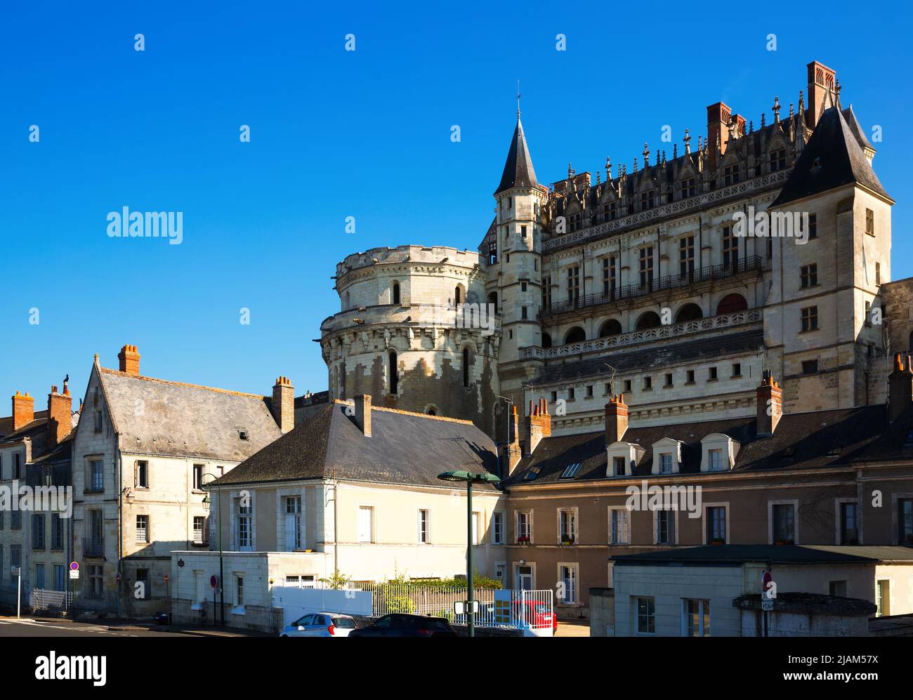 Royal Chateau in Amboise – castle in Loire valley Stock Photo - Alamy