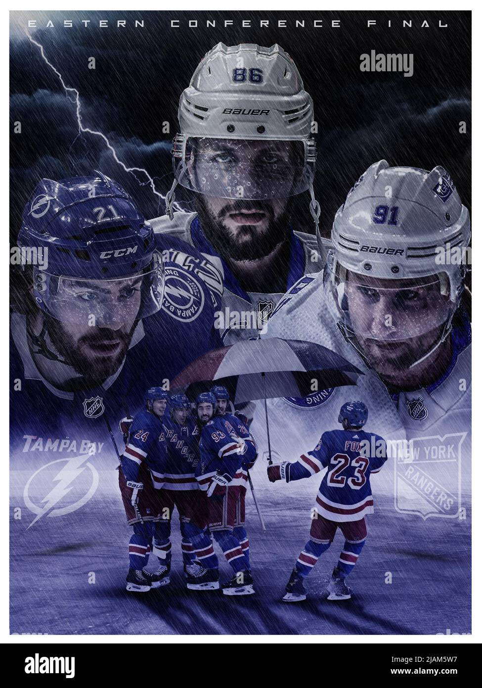 NHL Eastern Conference Final Game 1 Poster Stock Photo