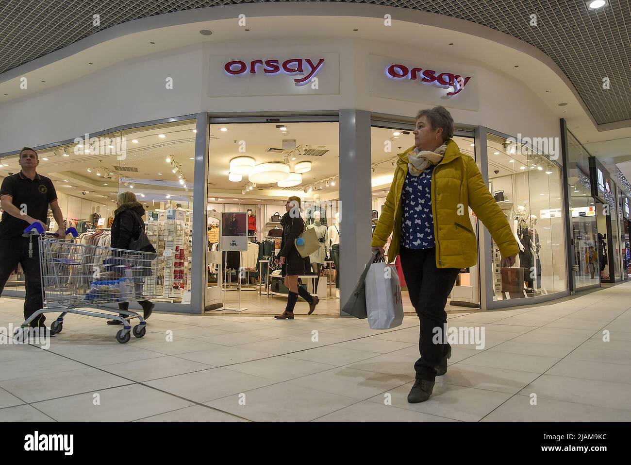 FILE PHOTO*** Orsay shop at shopping mall Futurum in Ostrava, Czech  Republic, pictured on December 9, 2019. (CTK Photo/Drahoslav Ramik Stock  Photo - Alamy