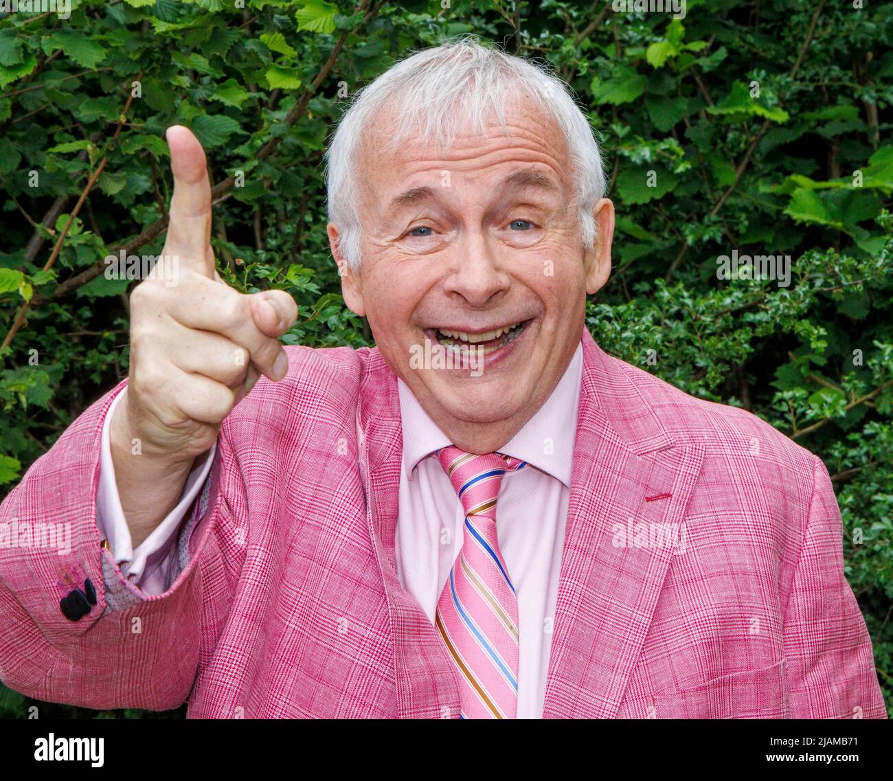 Actor and television presenter, Christopher Biggins at the RHS Chelsea Flower Show. Stock Photo
