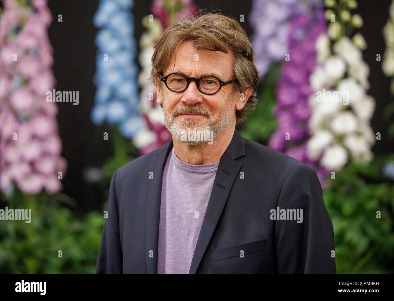 Nigel Slater, Food writer, Journalist and broadcaster, at the RHS Chelsea Flower Show. Stock Photo