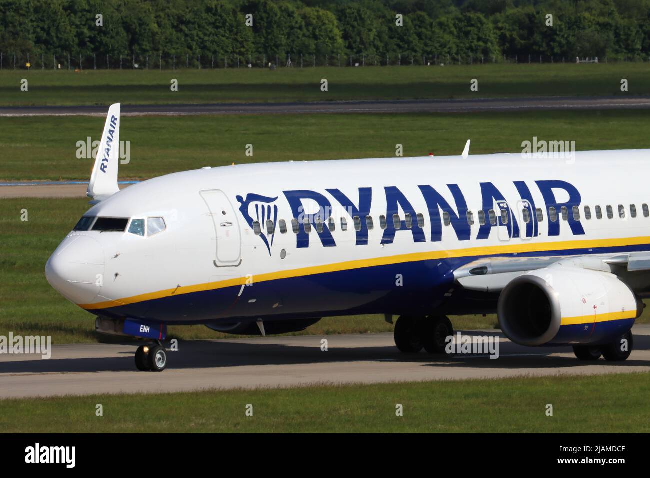 EI-ENH Boeing 737, Ryanair, Stansted Airport, Stansted, Essex, UK Stock Photo