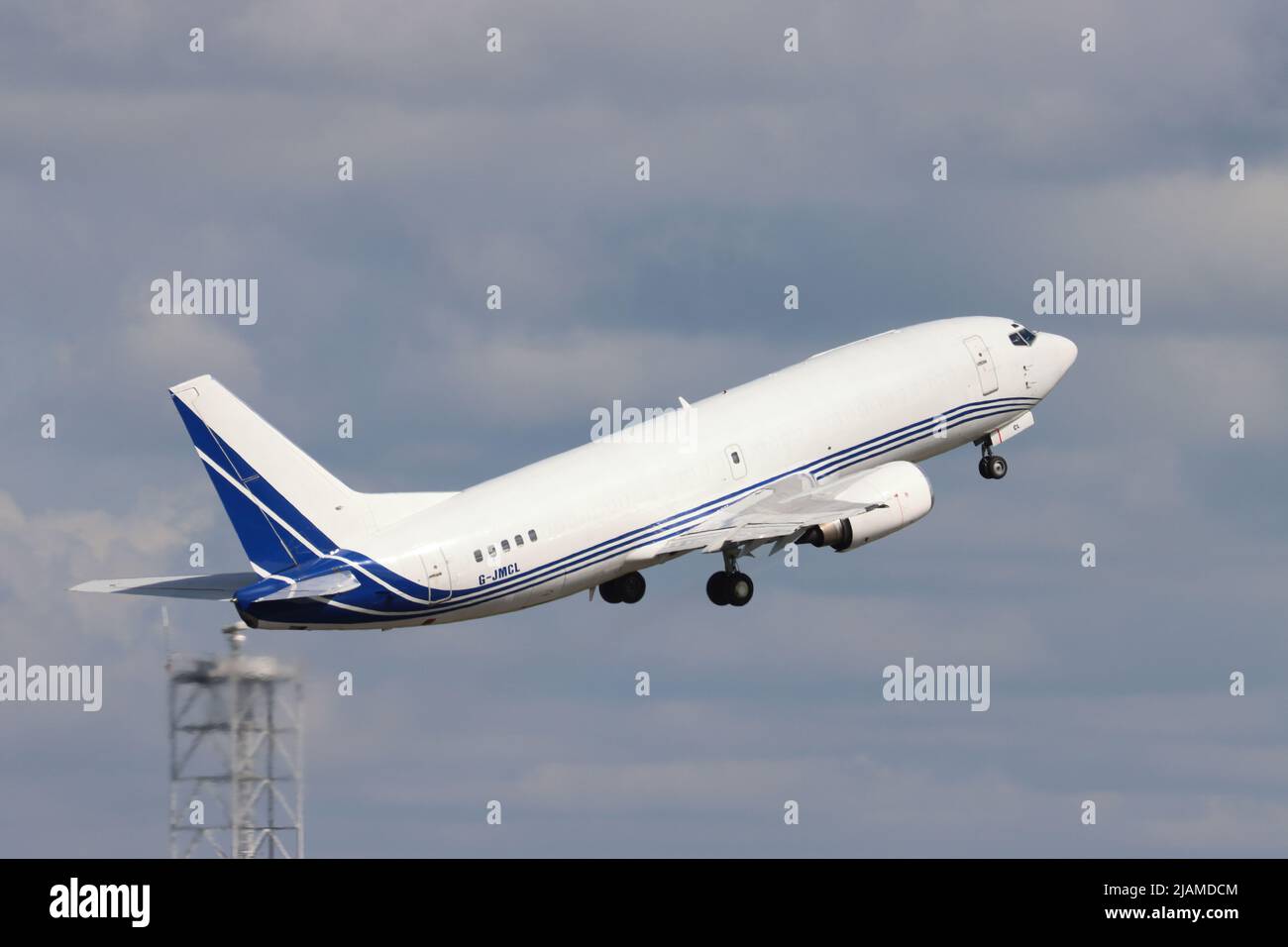 G-JMCL Boeing 737, Atlantic Airlines, Stansted Airport, Stansted, Essex, UK Stock Photo