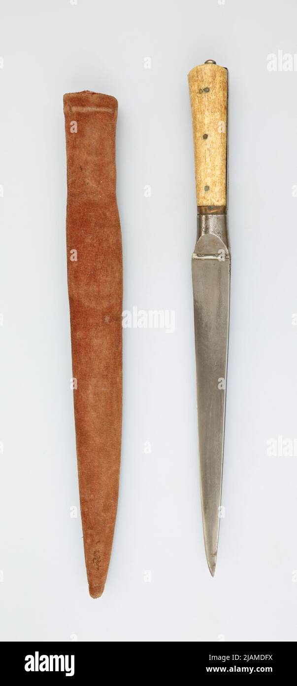Small knife with a scabbard Stock Photo - Alamy
