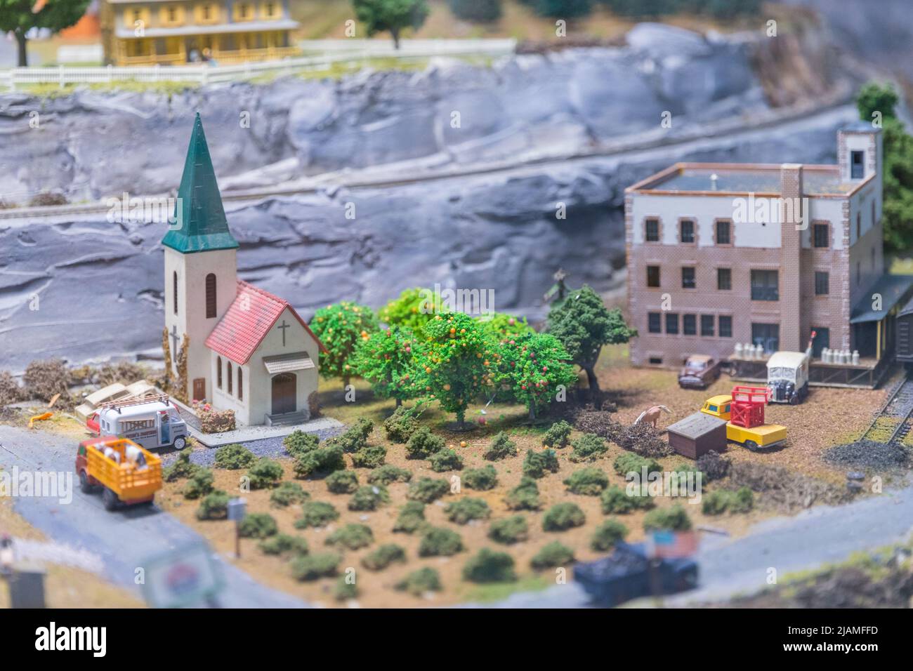 Model railroad layout hires stock photography and images Alamy