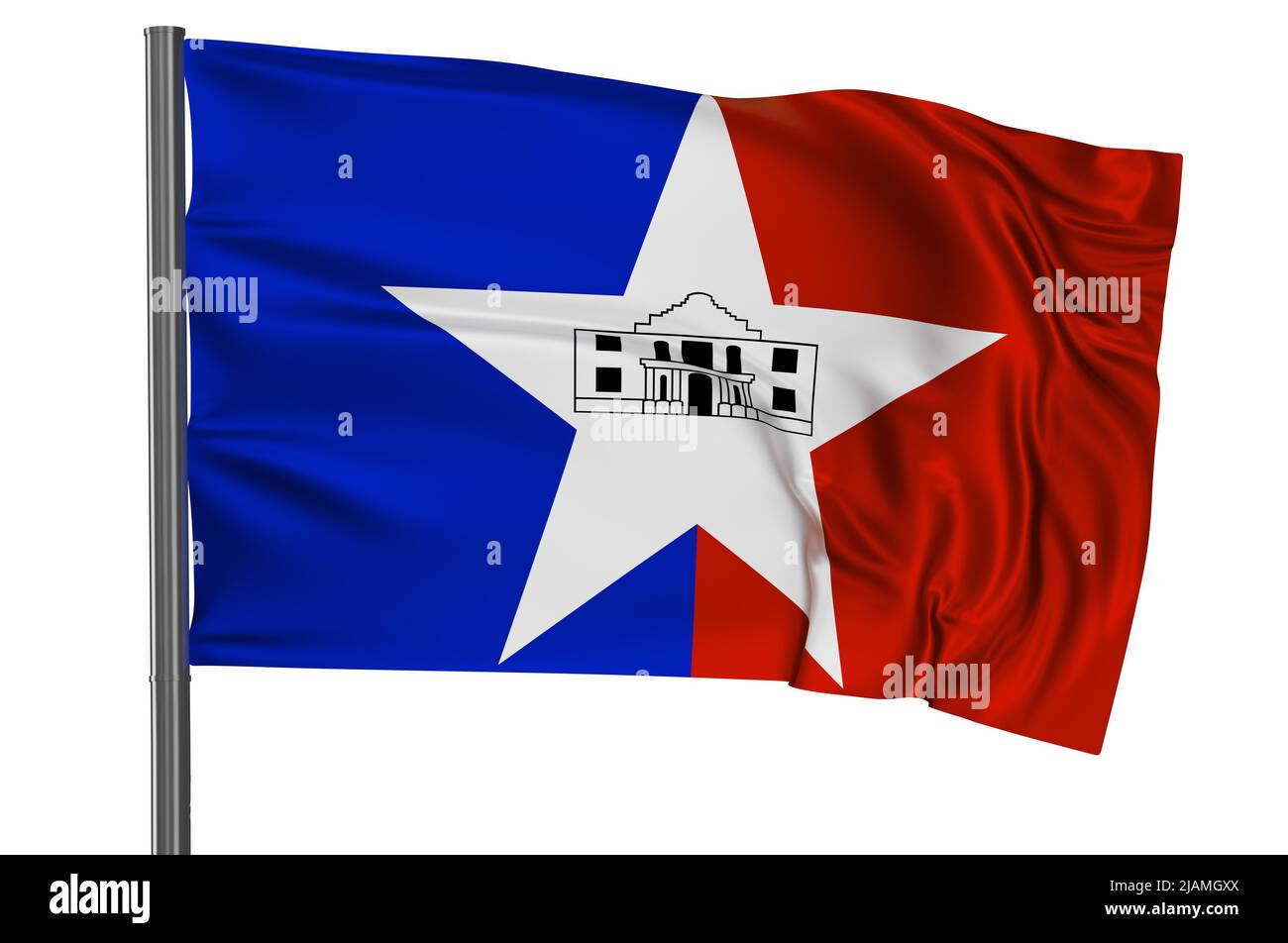 San Antonio, TX Flag