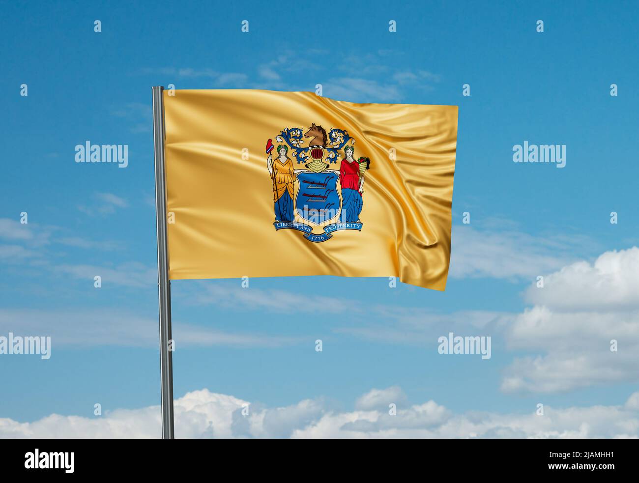 state-flag-new-jersey-waving-hi-res-stock-photography-and-images-alamy