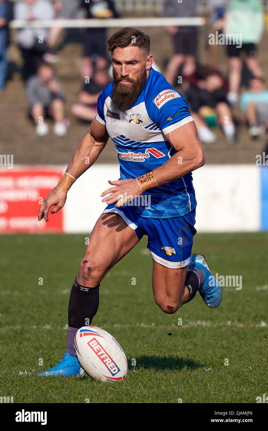 Jarrod Sammut, rugby league player, playing for Barrow Raiders Stock Photo