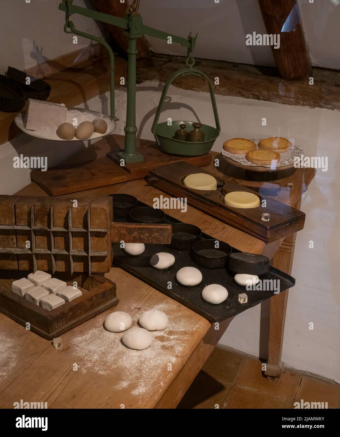 indoor bakery with equipment for making bread Stock Photo Alamy
