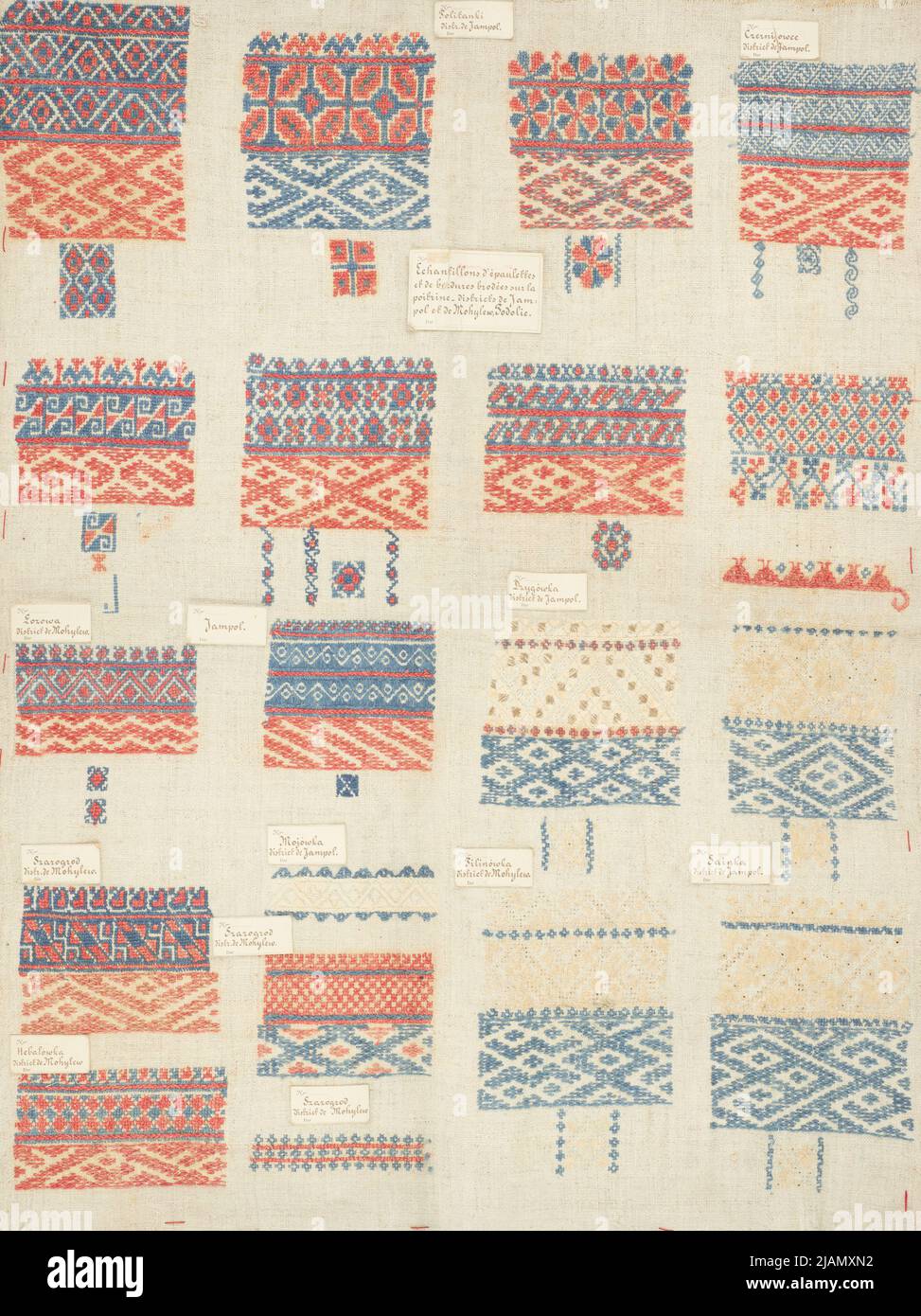 Folk embroidery pattern unknown Stock Photo Alamy