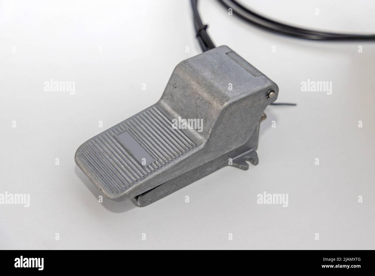 Metal Foot Pedal Machine Remote Control Device Stock Photo