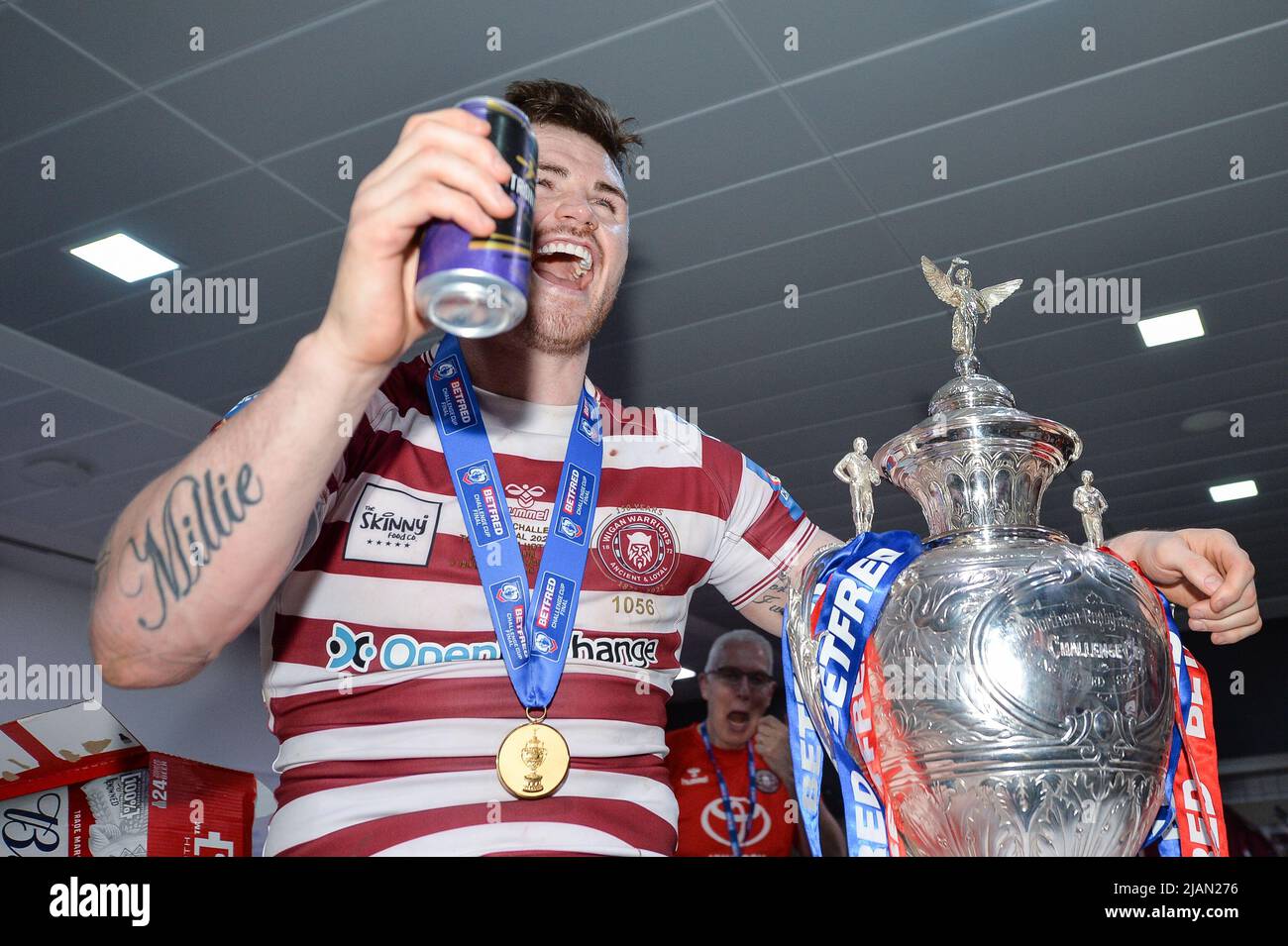 London, England - 28th May 2022 - John Bateman of Wigan Warriors ...