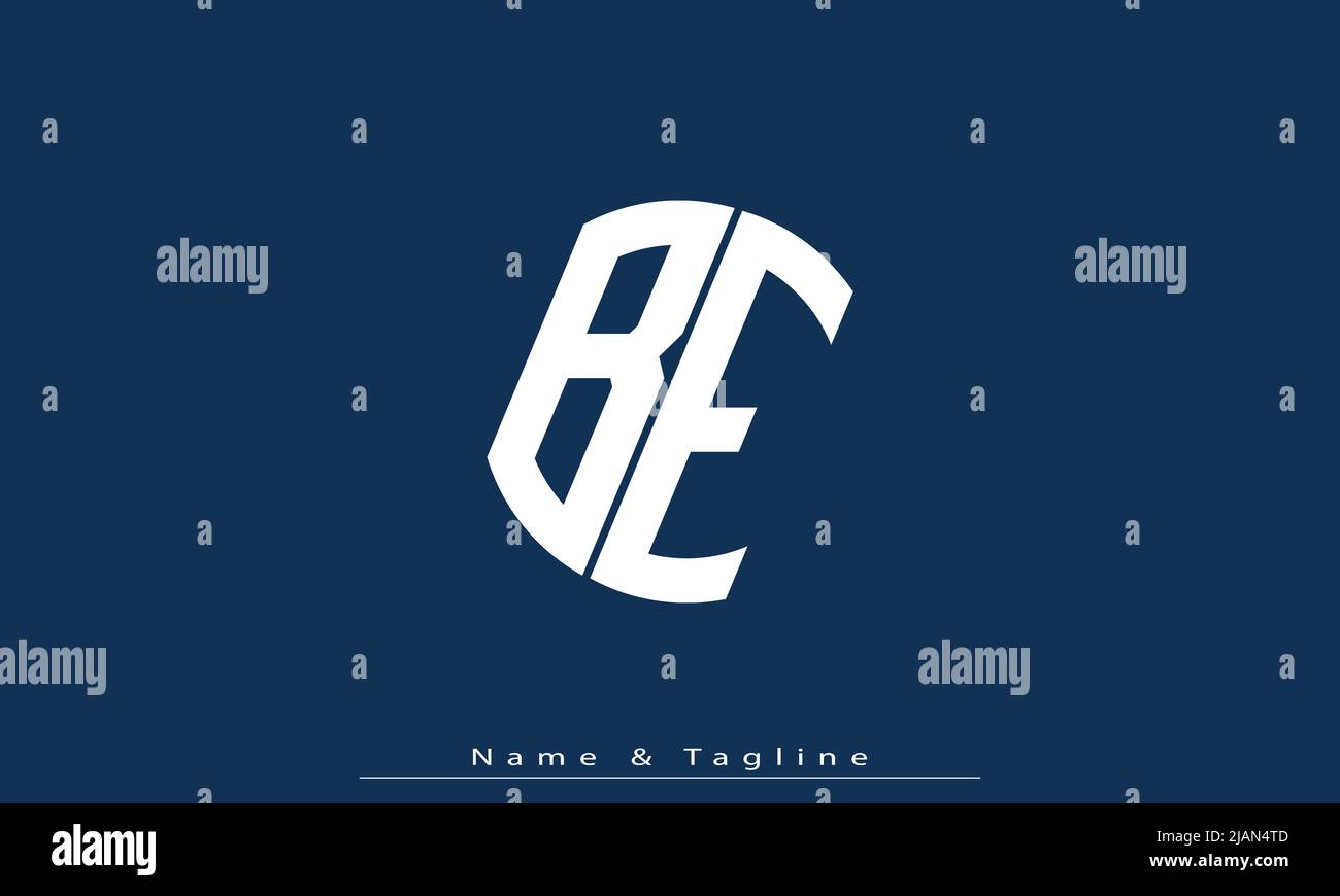 Alphabet letters Initials Monogram logo BE, EB Stock Vector Image & Art ...