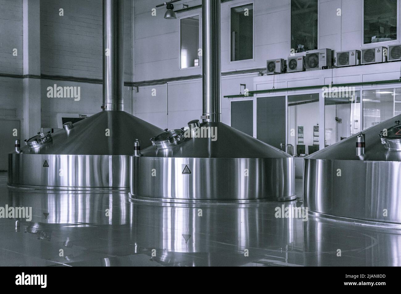 Containers brewing beer alcohol plant hi-res stock photography and ...