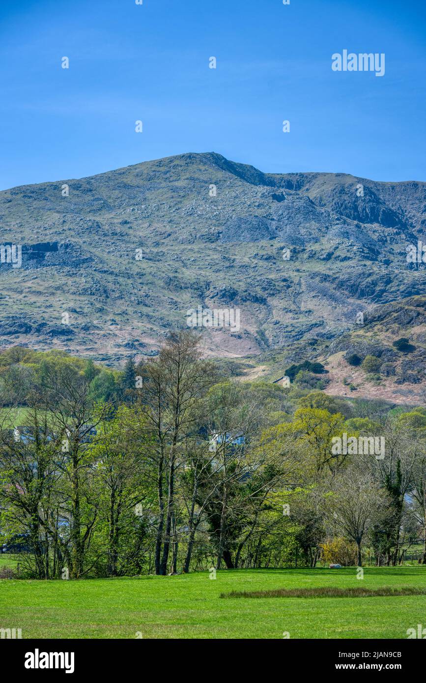 A view of the old man of Coniston which is a famous mountain in the