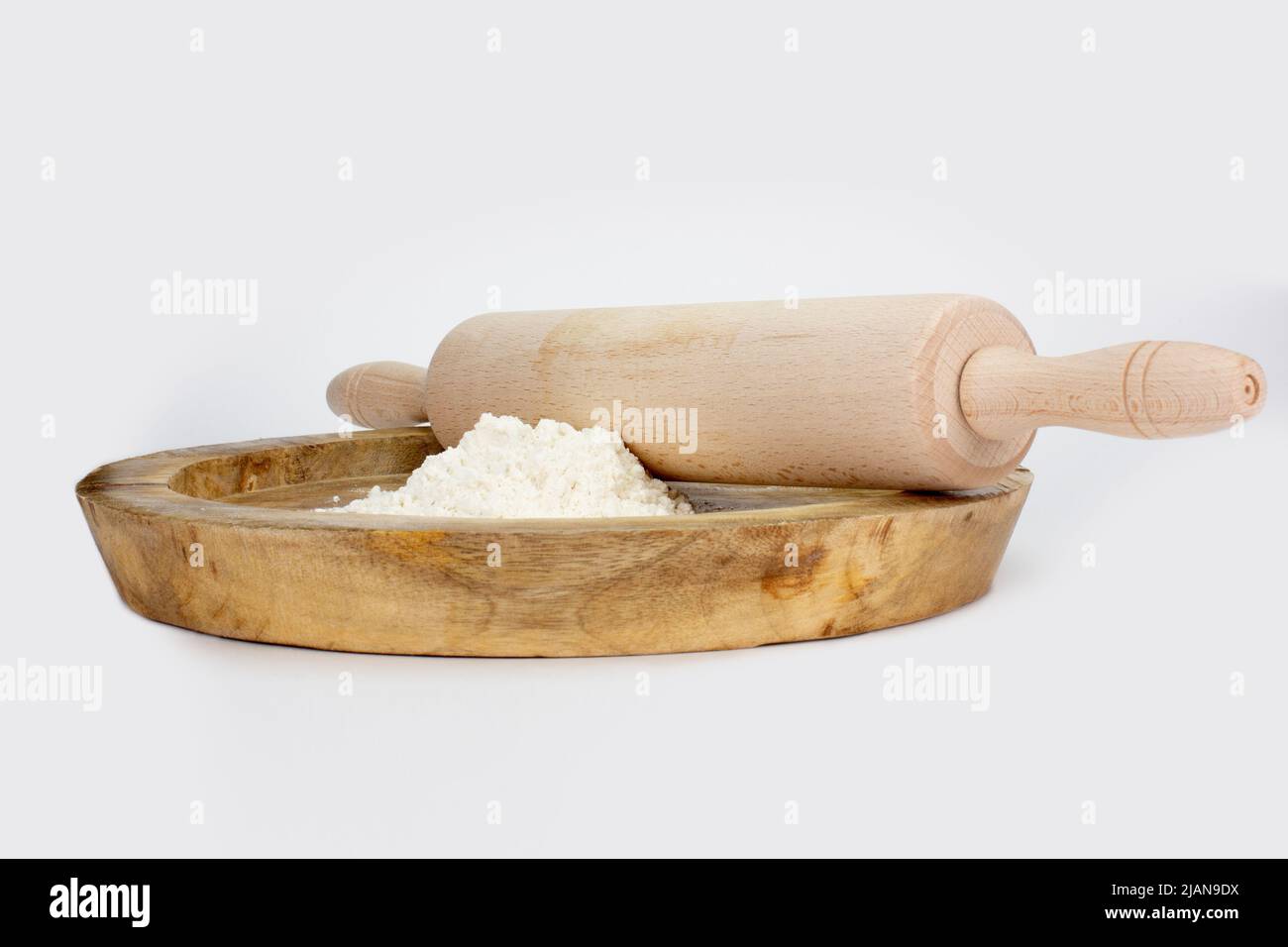 Pastry roller Flour and Kitchen accesories Stock Photo Alamy