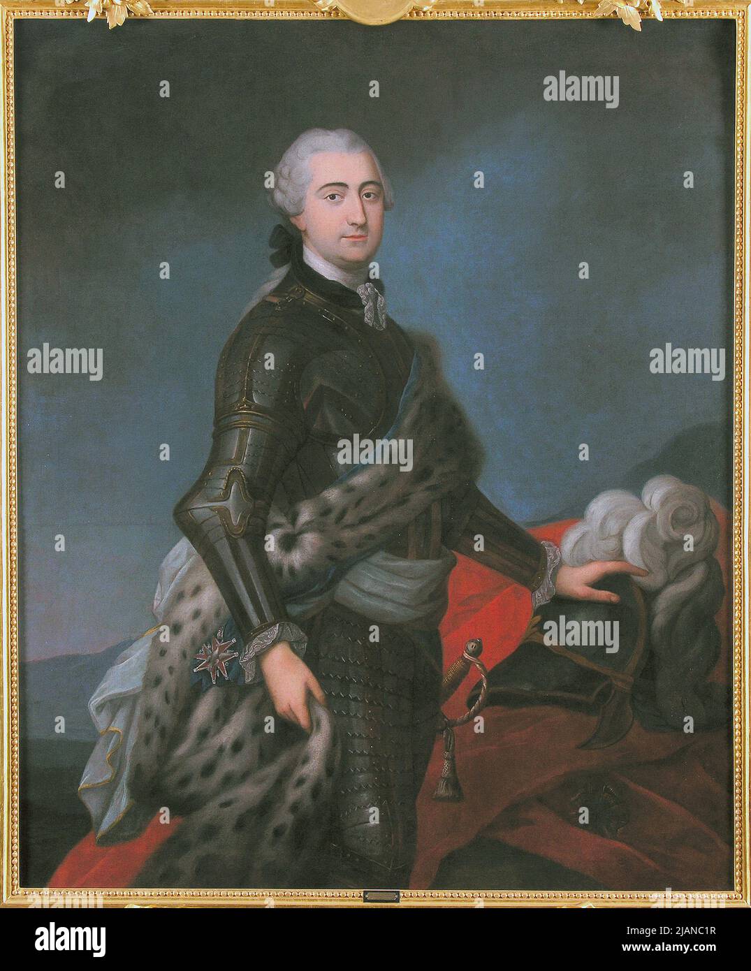 Portrait of Stanislaus Augustus Poniatowski (1732 1798) Buonvicino, Ubaldo (fl. 1750 1799) Stock Photo