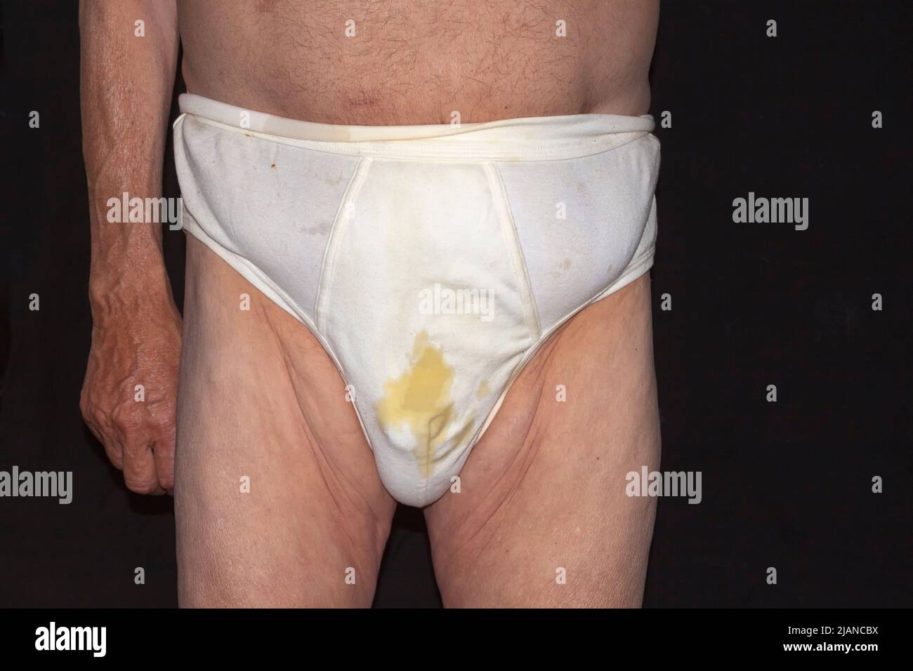 Symbolic image for incontinence and neglect in a nursing home Stock