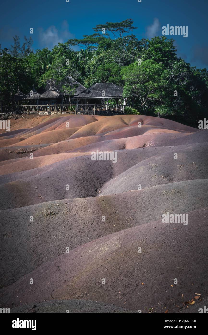 Chamarel seven coloured earths geopark, Mauritius Stock Photo Alamy Chamarel seven coloured earths geopark, Mauritius Stock Photo Alamy