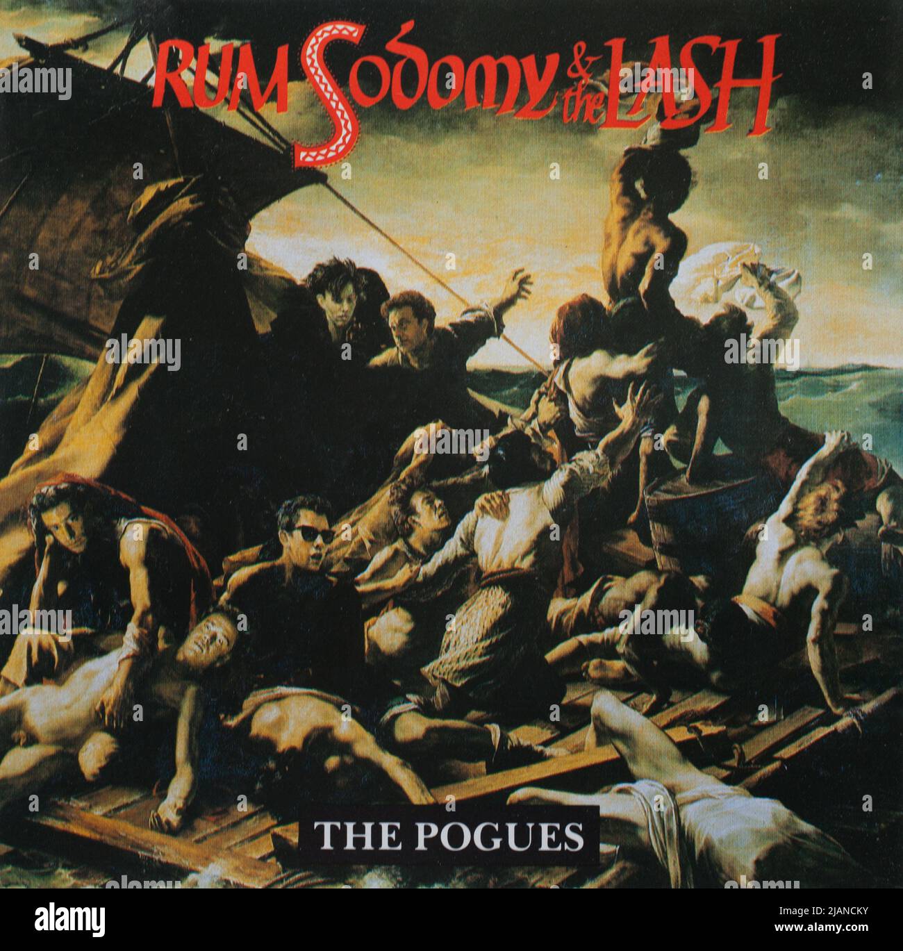 The music CD album, Rum Sodomy and the Lash by The Pogues Stock Photo