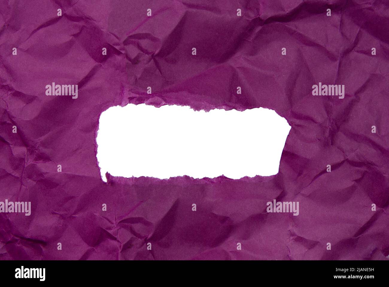 Torn crumpled purple paper hi-res stock photography and images - Alamy
