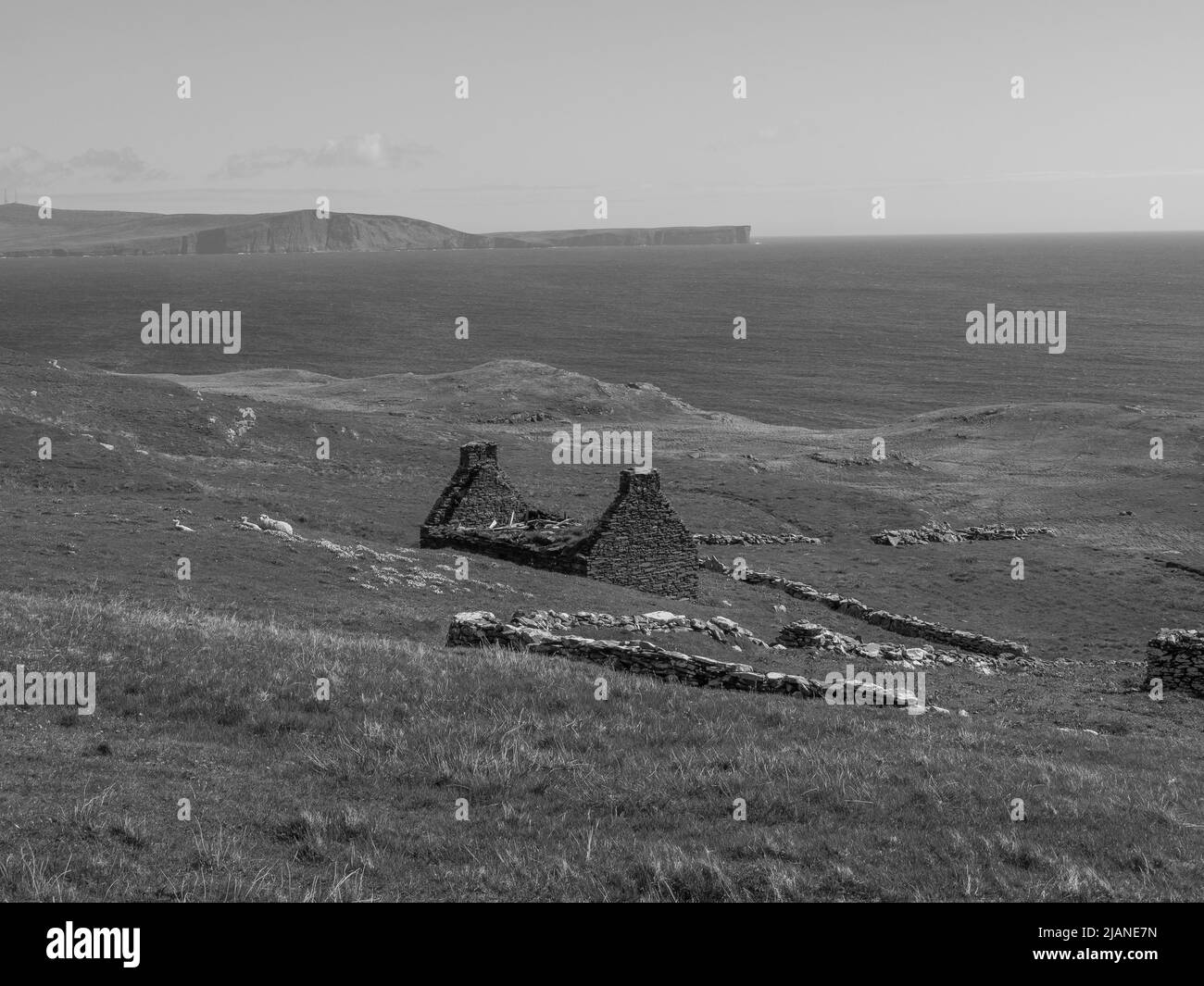 the city of Lerwick and the shetland island Stock Photo Alamy