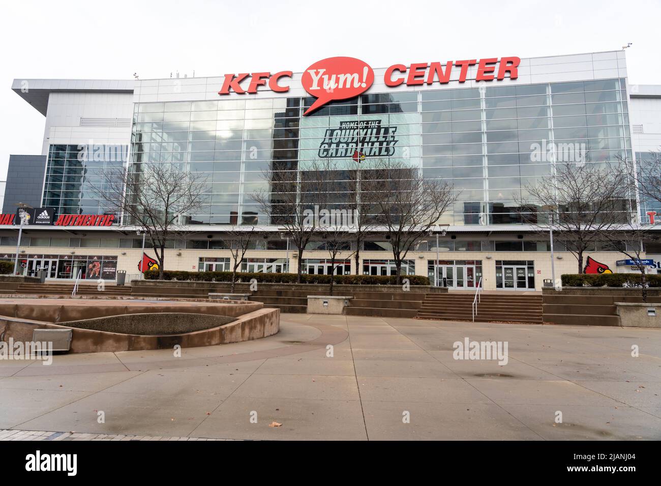 Louisville, KY, USA - December 28, 2021: KFC Yum! Center in Louisville, KY, USA. Stock Photo