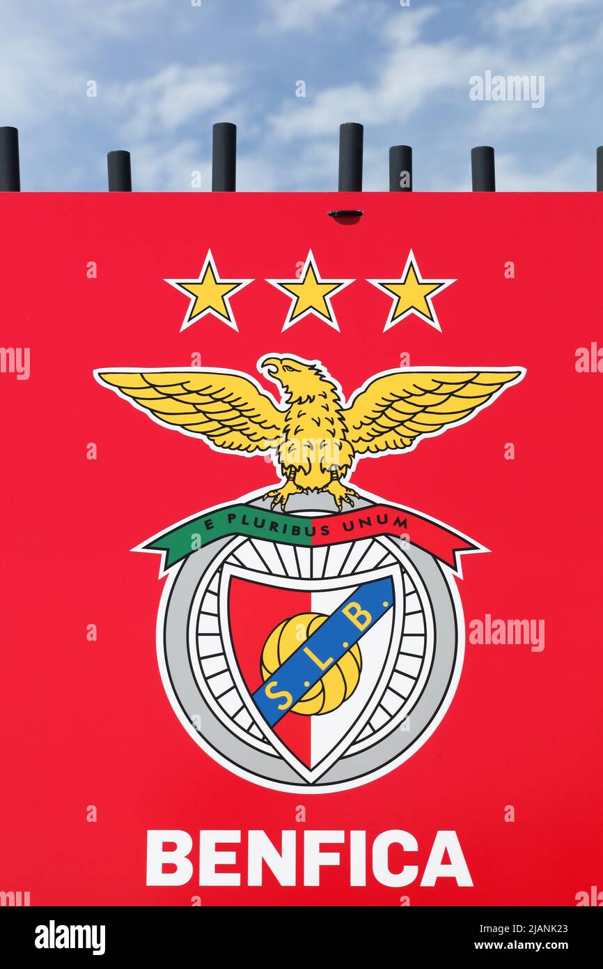 Macon, France - June 3, 2021: Founded on 28 February 1904, Benfica is one of the big three football clubs in Portugal and is based in Lisbon Stock Photo