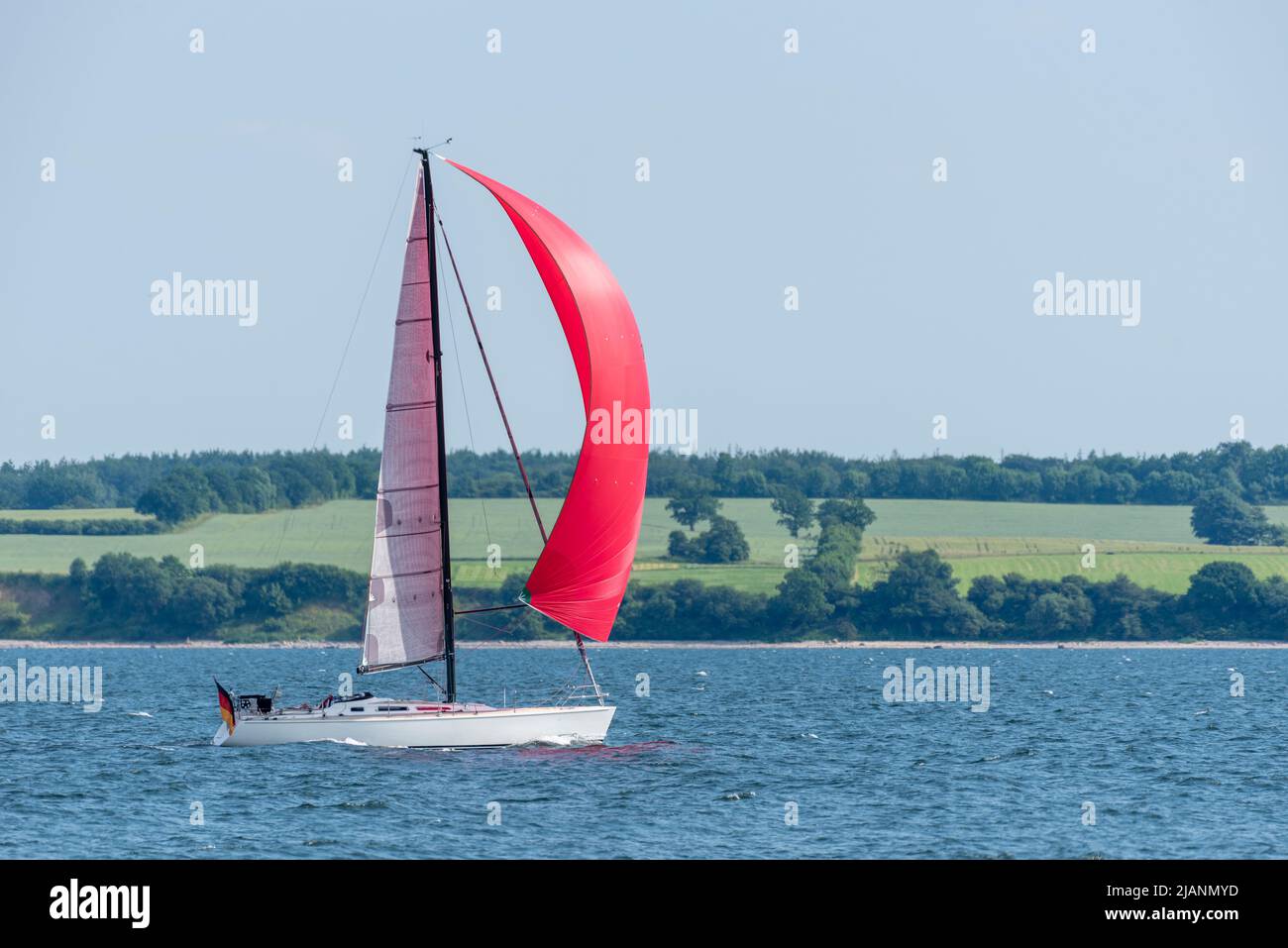 Segelboot auf der Ostsee bei Eckernförde, Deutschland Stock Photo - Alamy